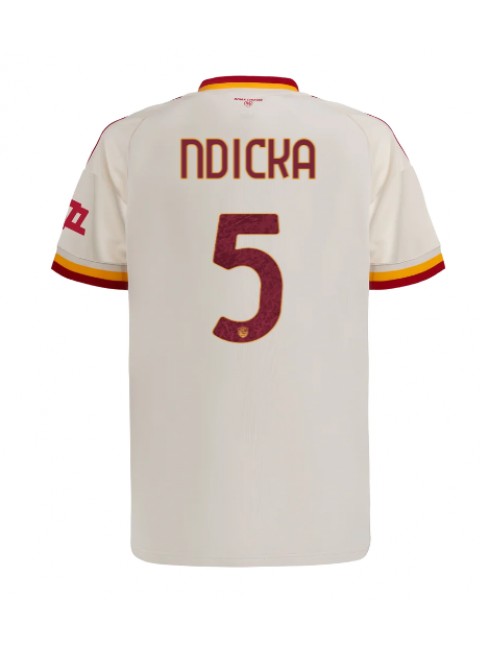 AS Roma Evan Ndicka #5 Replika Borta Kläder 2026-27 Kortärmad AS Roma Evan Ndicka #5 Replika Borta Kläder 2026-27 Kortärmad